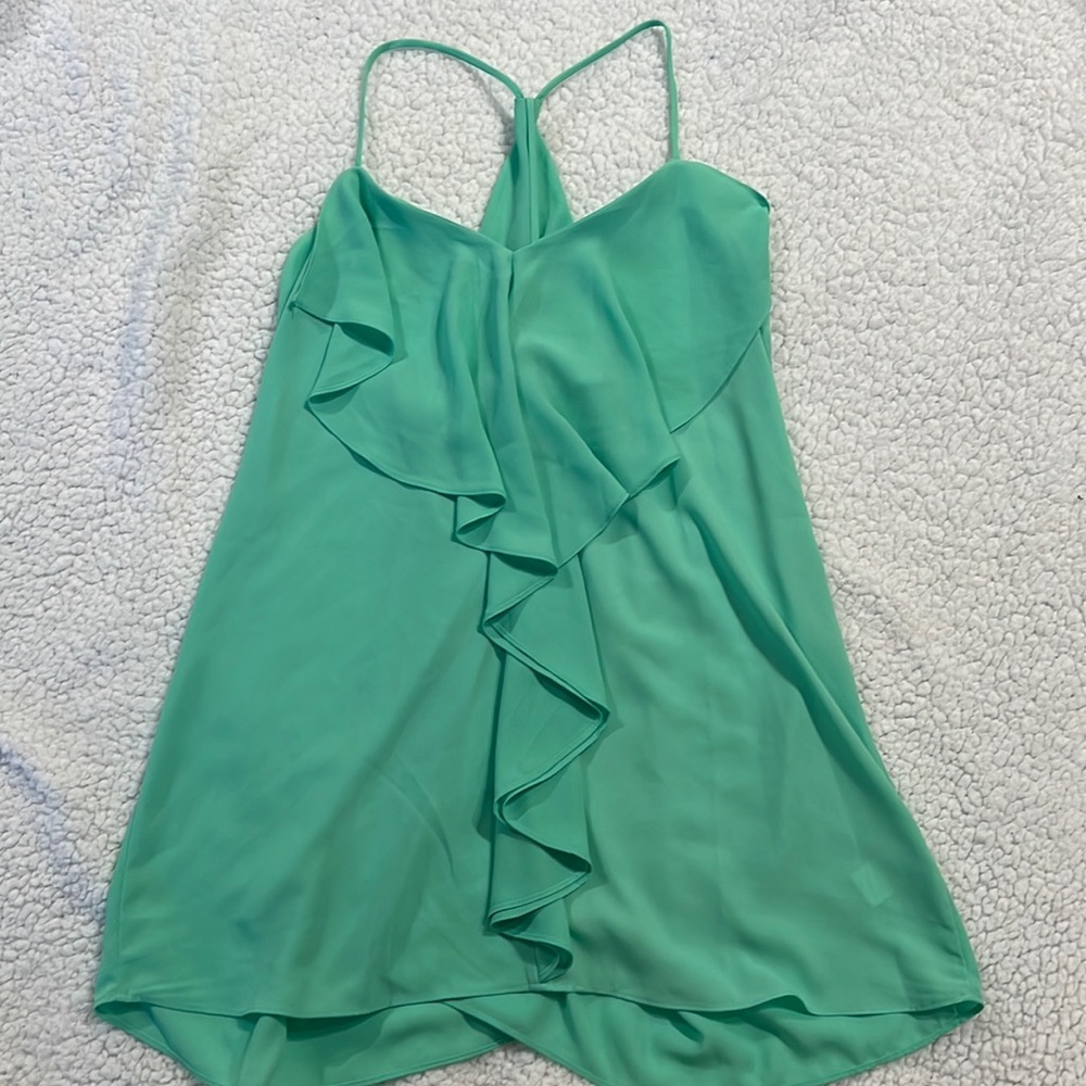 Mint green tank top